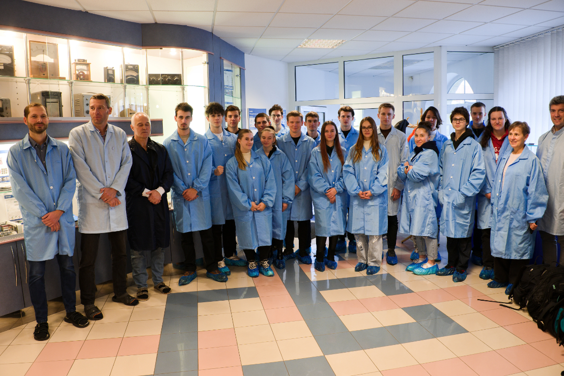Excursion of Nová Paka Gymnasium students to SQS Fiber Optics